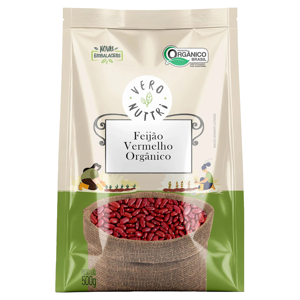 Feijão Vermelho Vero Nuttri Orgânico 500g