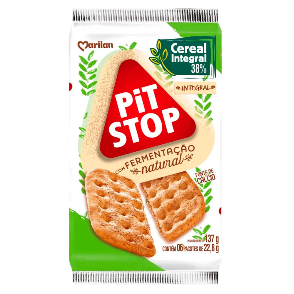 Biscoito Salgado Marilan Pit Stop Integral 127g