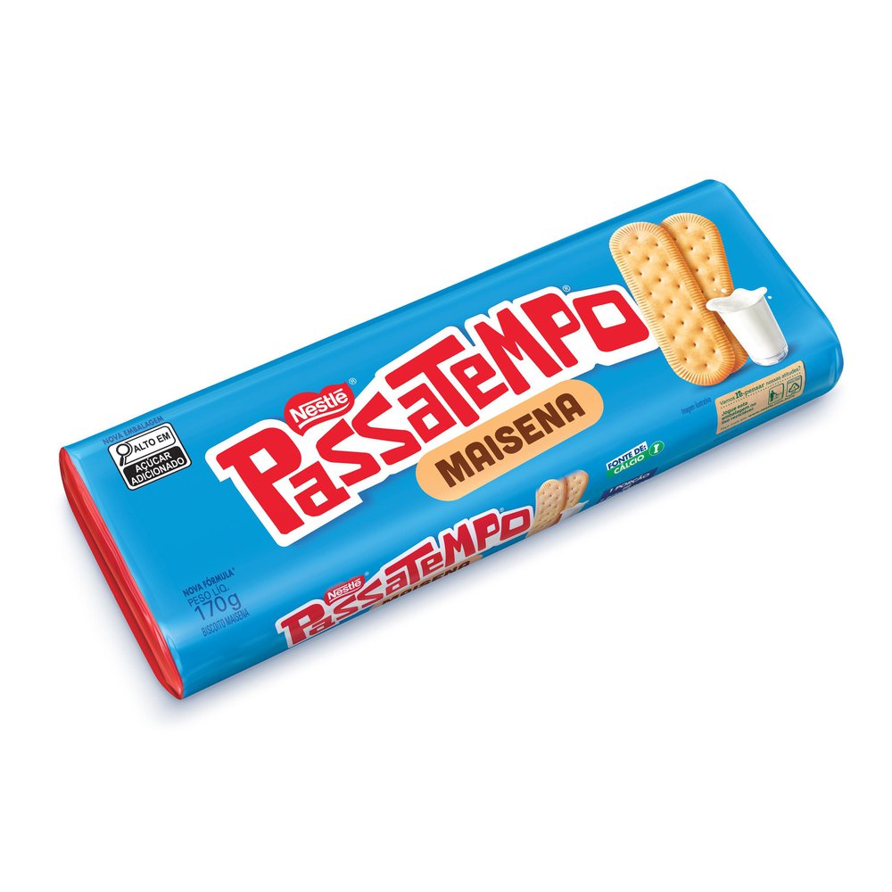 Biscoito Maizena Nestlé Passatempo 170g