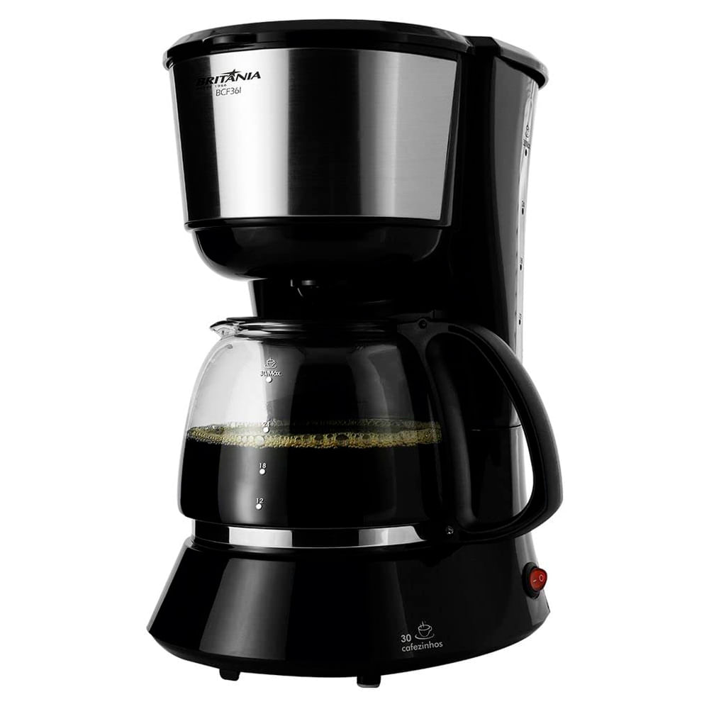 Cafeteira Elétrica Britânia Preto 127V 28 Xícaras | Ref:CP28
