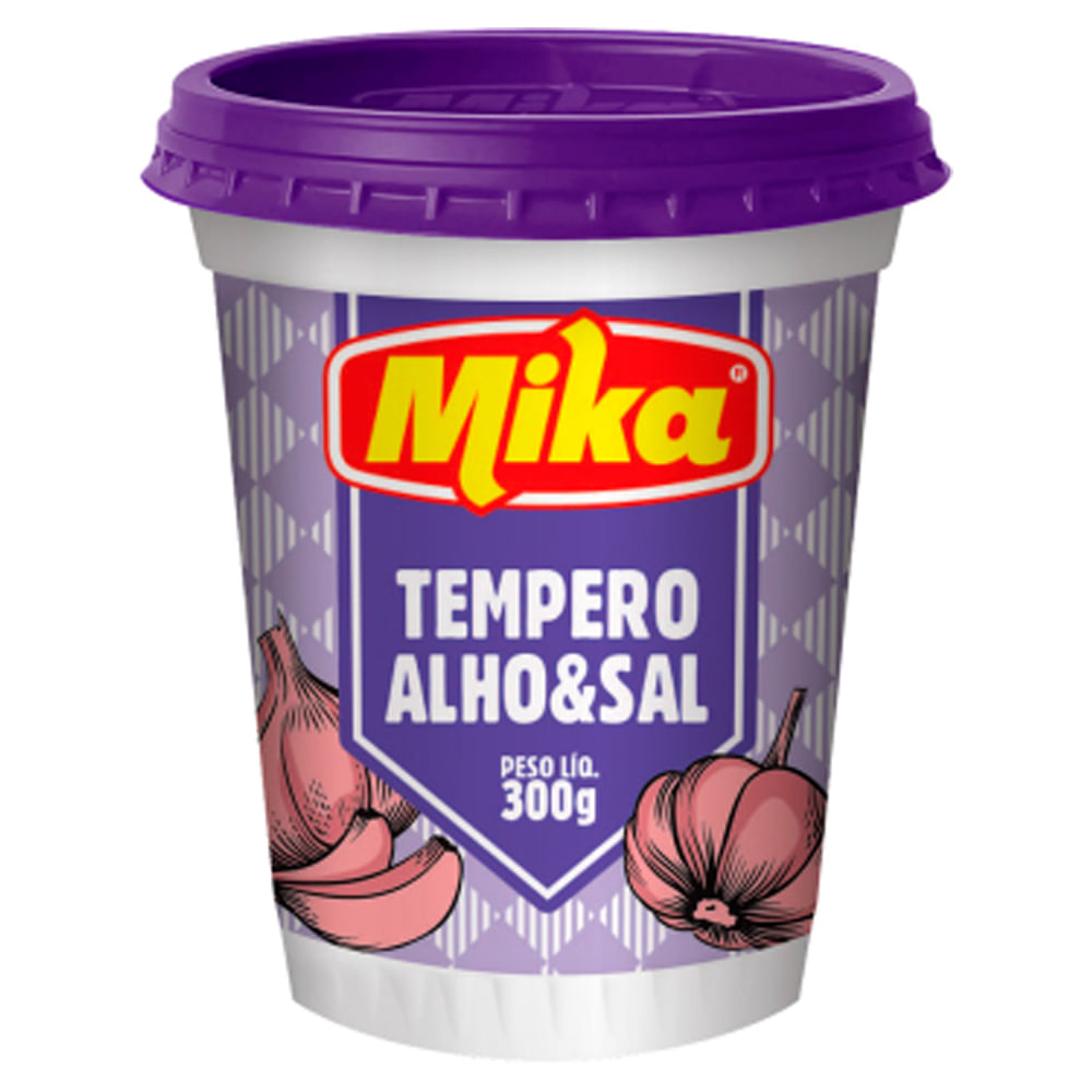 Tempero Pronto Mika Alho e Sal 300g