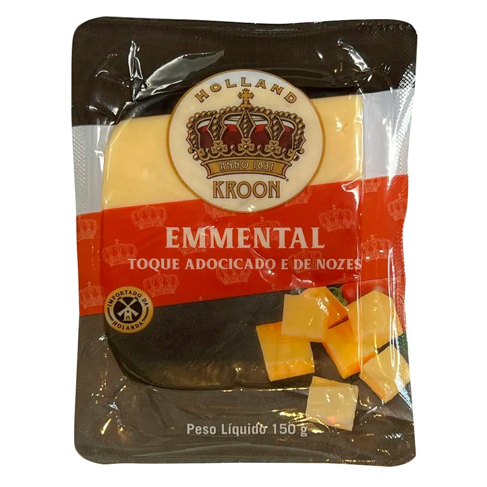 Queijo Emmental Kroon Fracionado 150g