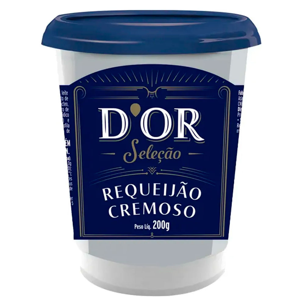 Requeijão Cremoso D'Or Seleção Tradicional 200g