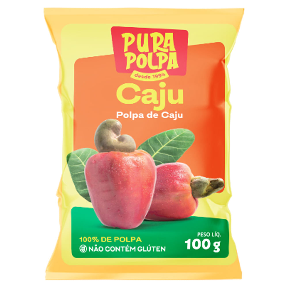 Polpa Congelada Pura Polpa Caju 100g