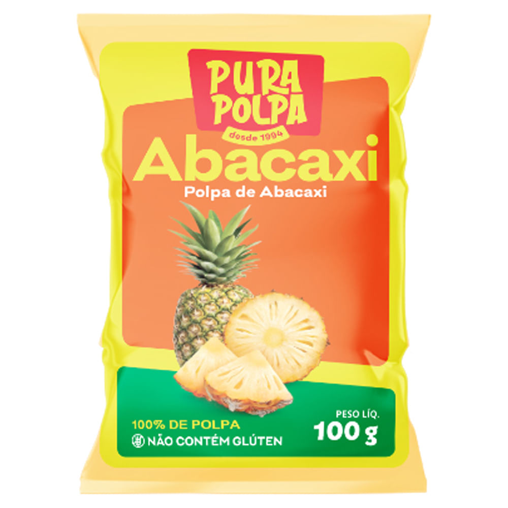 Polpa Congelada Pura Polpa Abacaxi 100g