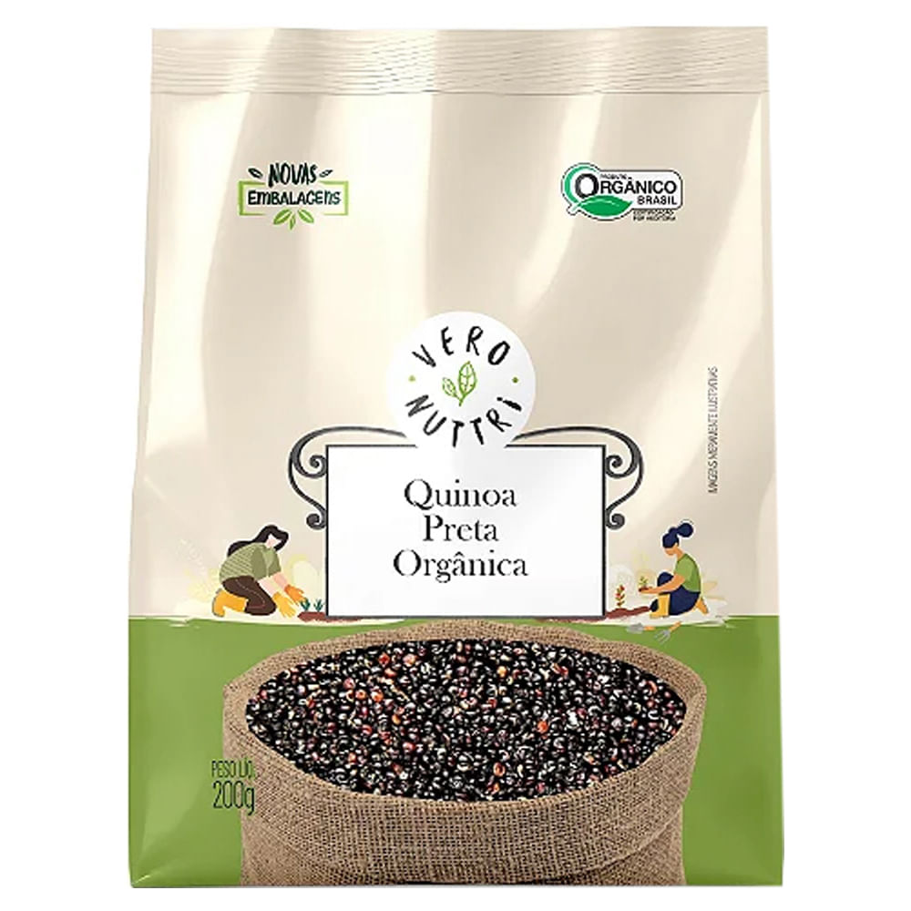 Quinoa Preta Vero Nuttri Orgânica 200g