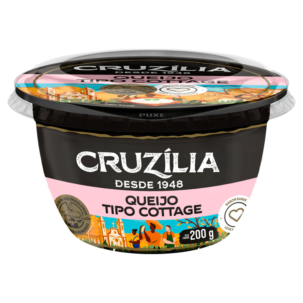 Queijo Cottage Cruzília Pote 200g