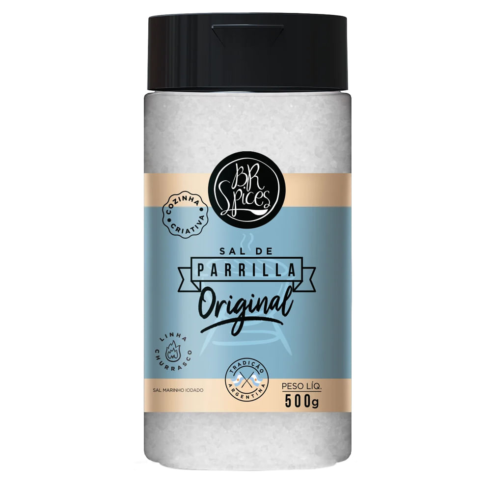Sal de Parrilla BR Spices Original Pote 500g