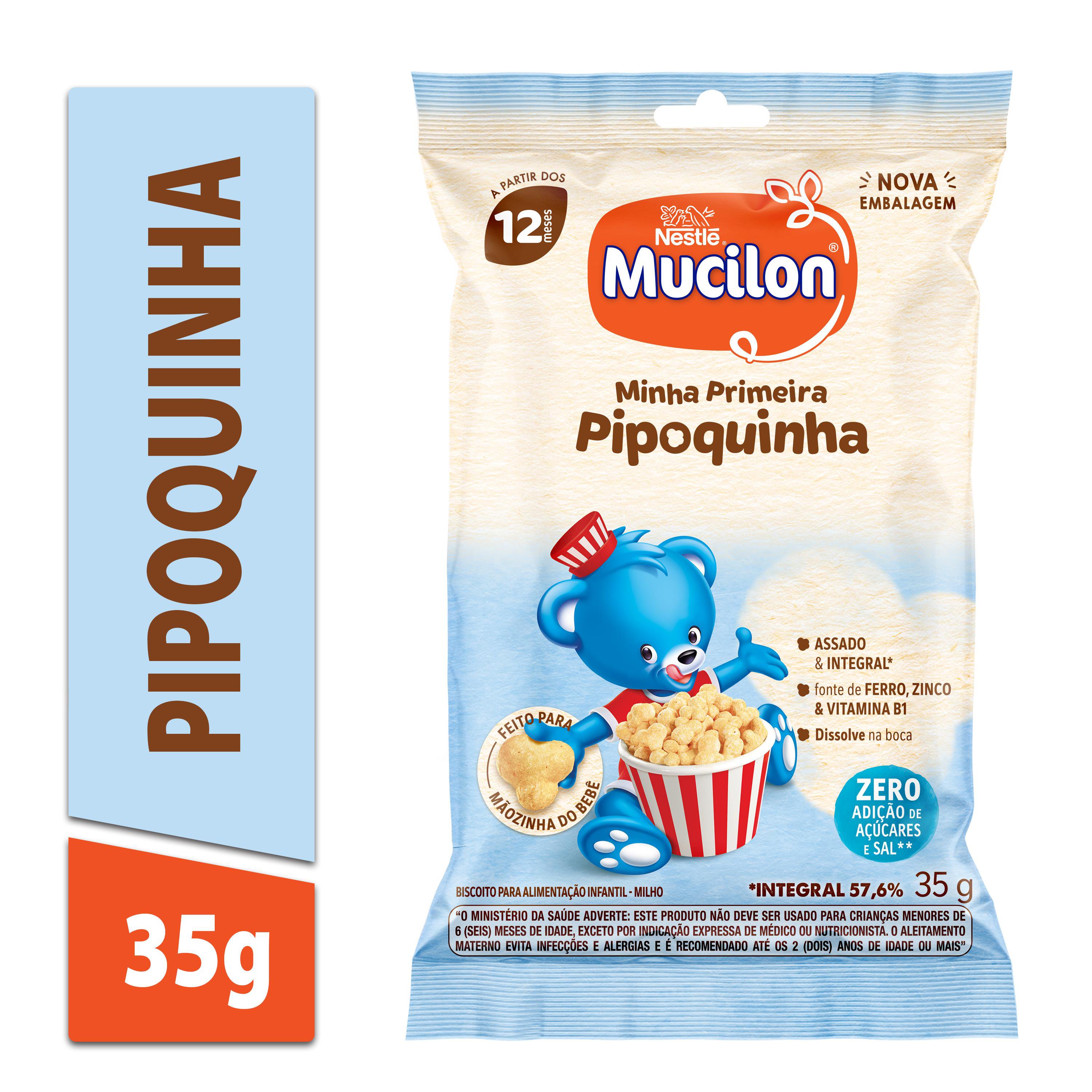 Snack Nestlé Mucilon Meu Primeiro Lanchinho Pipoquinha 35g