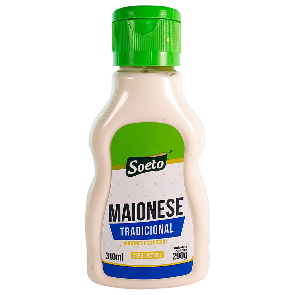 Maionese Soeto Tradicional Squeeze 290g