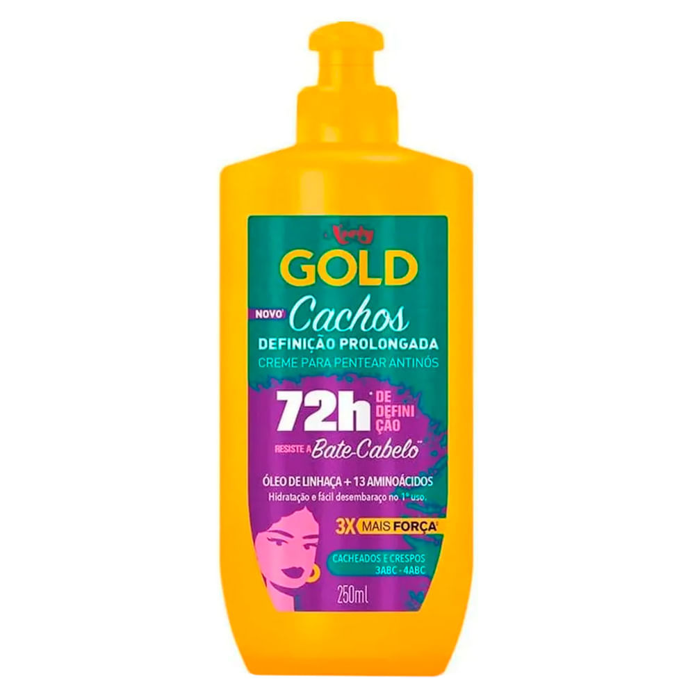 Creme para Pentear Niely Gold Cachos Definição Prolongada 250ml