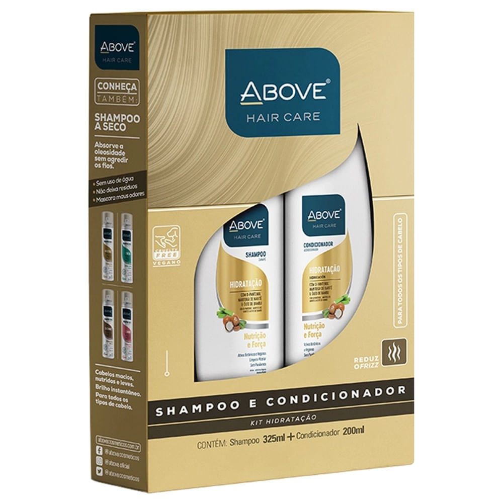 Kit Above Hidratação Shampoo 325ml e Condicionador 200ml