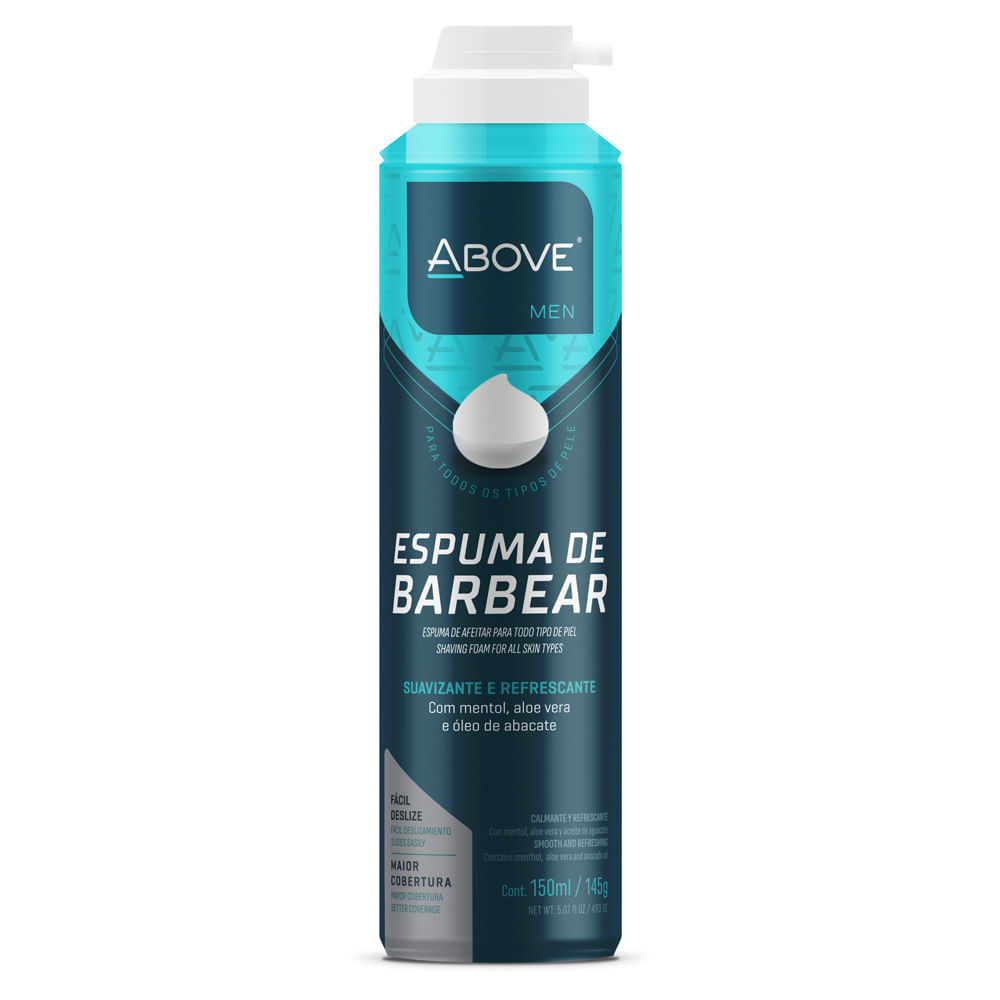 Espuma para Barbear Above Men Suavizante e Refrescante 150ml
