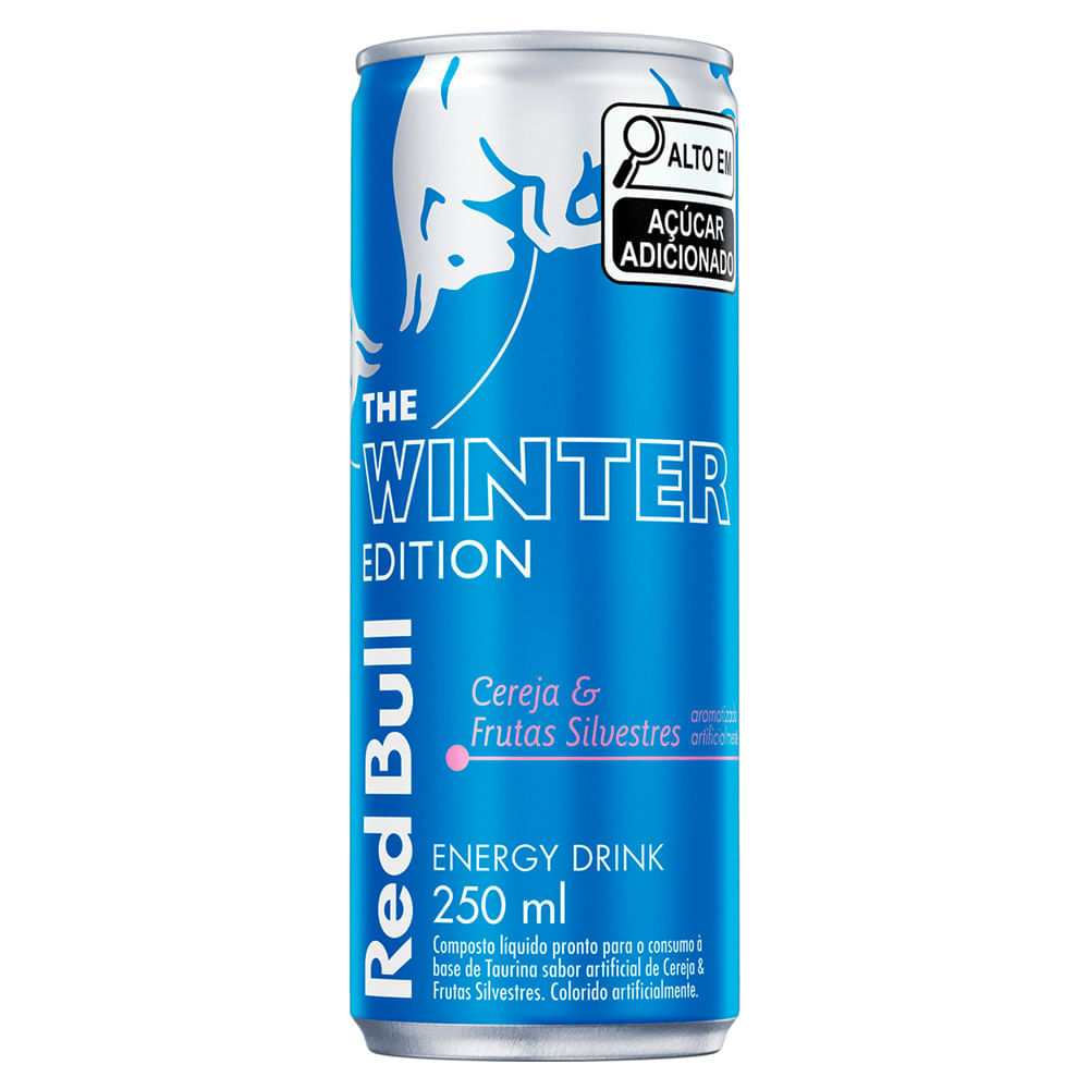 Energético Red Bull Winter Edition Cereja e Frutas Silvestres Lata 250ml