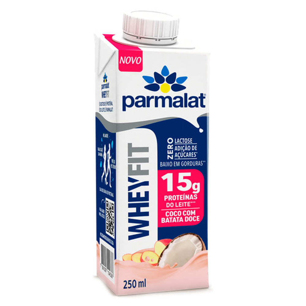 Bebida Láctea Parmalat WheyFit Coco com Batata Doce 250ml