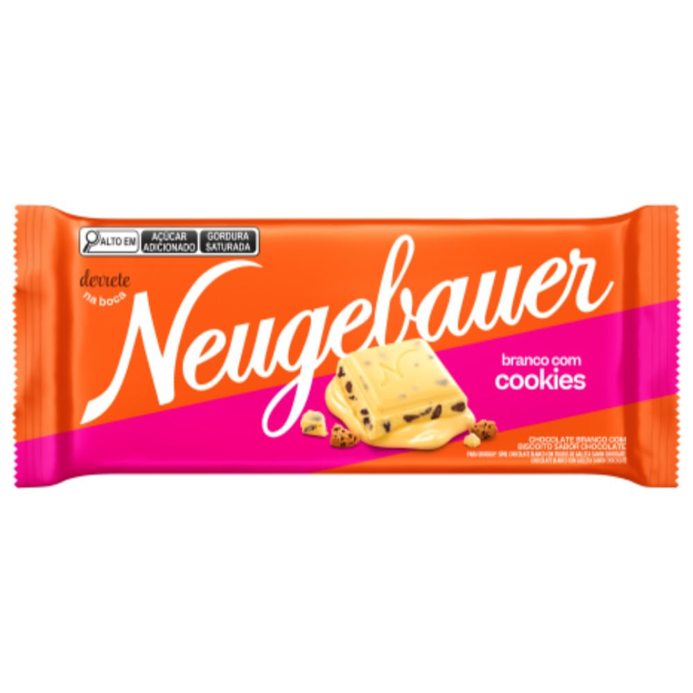 Chocolate Neugebauer Branco com Cookies 80g