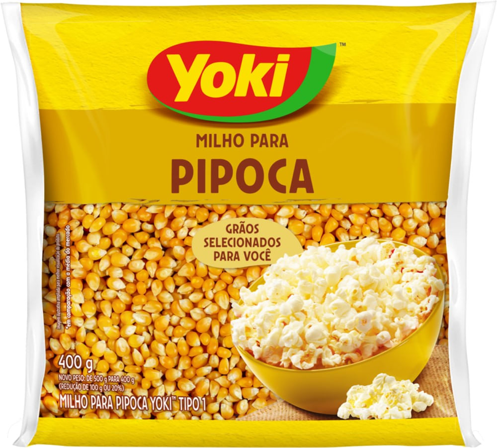 Milho para Pipoca Yoki 400g