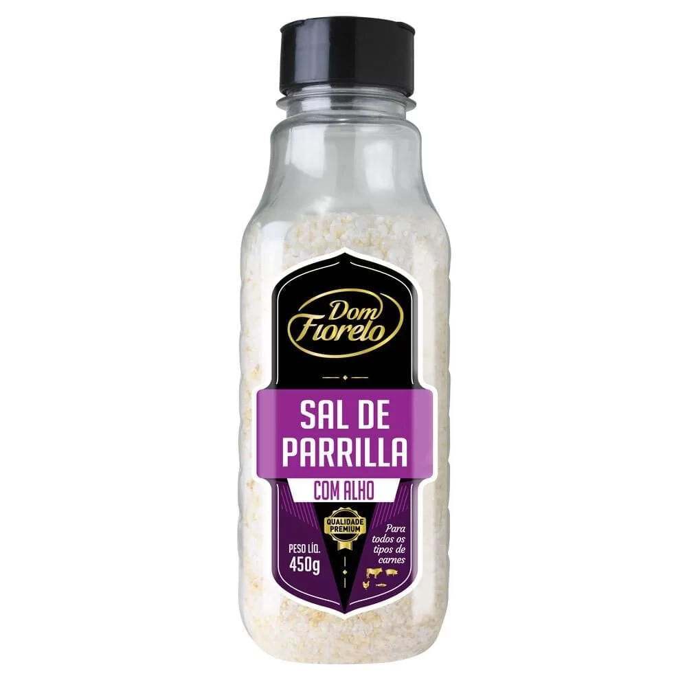 Sal de Parrilla Dom Fiorelo Alho 450g
