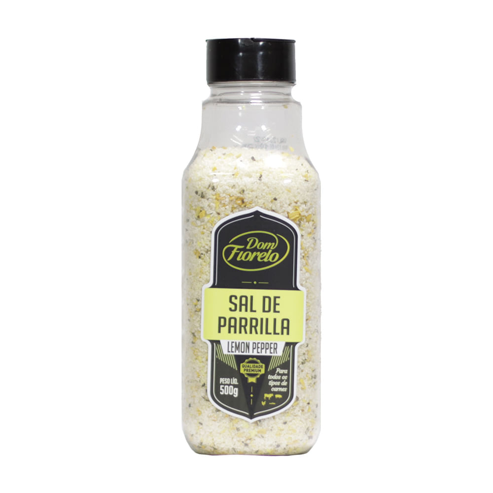 Sal de Parrilla Dom Fiorelo Lemon Pepper 500g