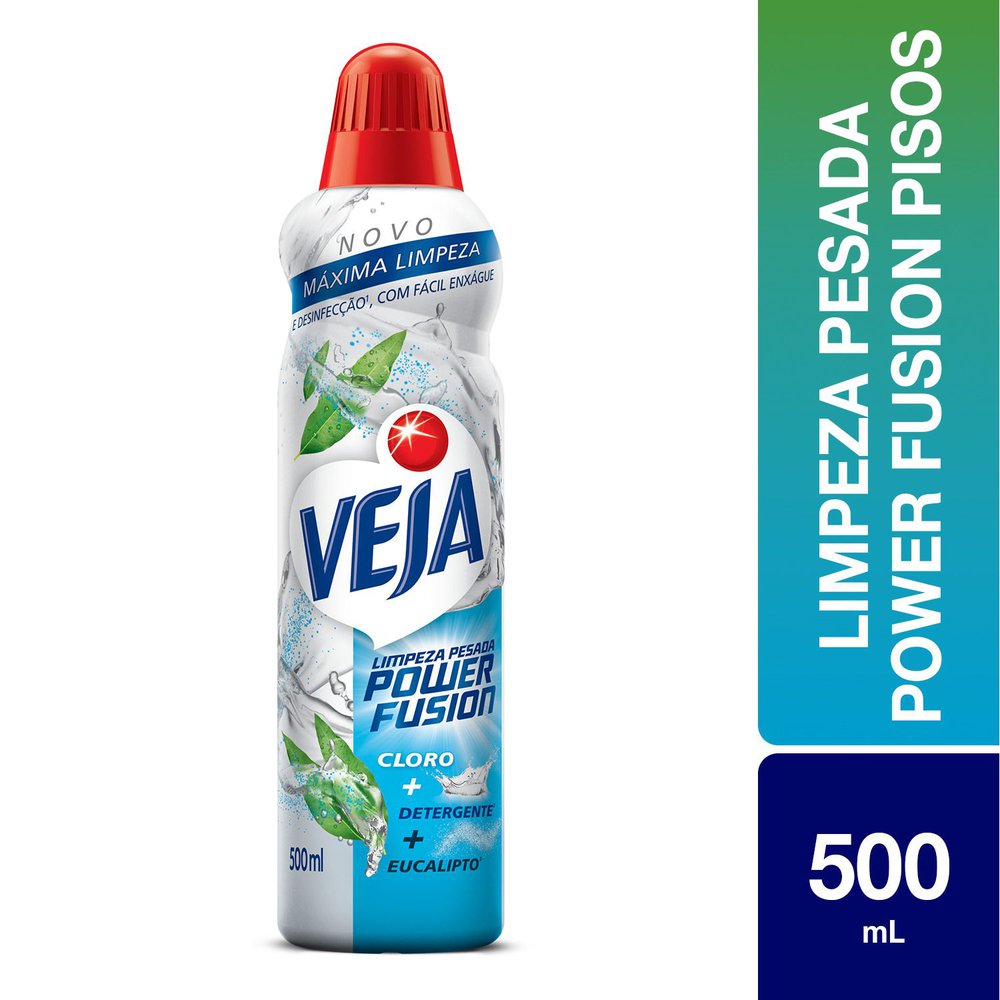 Limpador Multiuso Veja Power Fusion Pisos Cloro 500ml