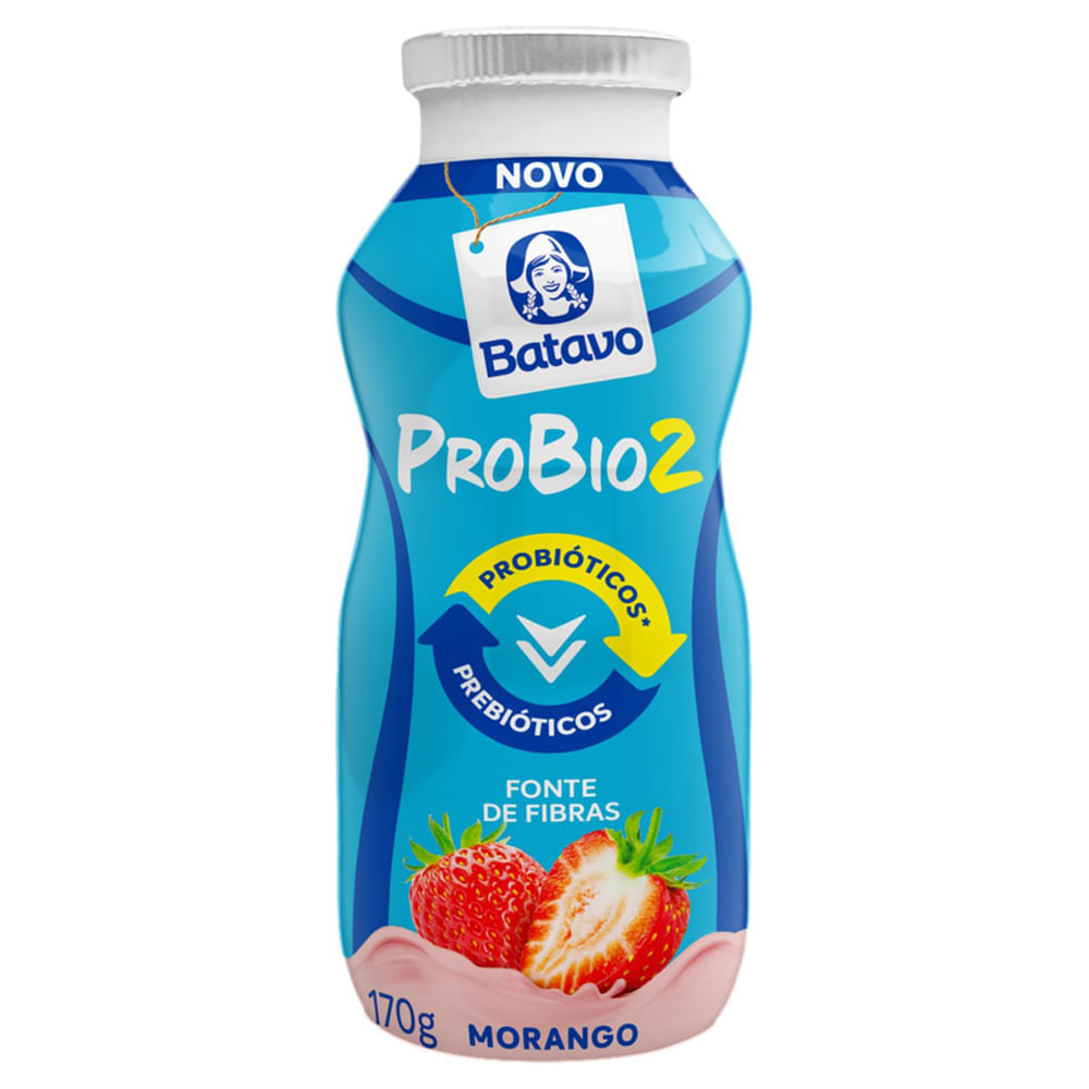 Iogurte Batavo Probio2 Morango 170g