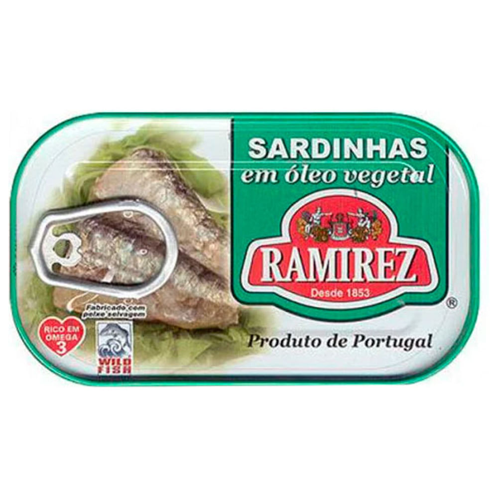 Sardinha Ramirez com Óleo Lata 125g
