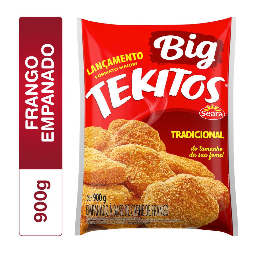 Frango Empanado Seara Big Tekitos 900g