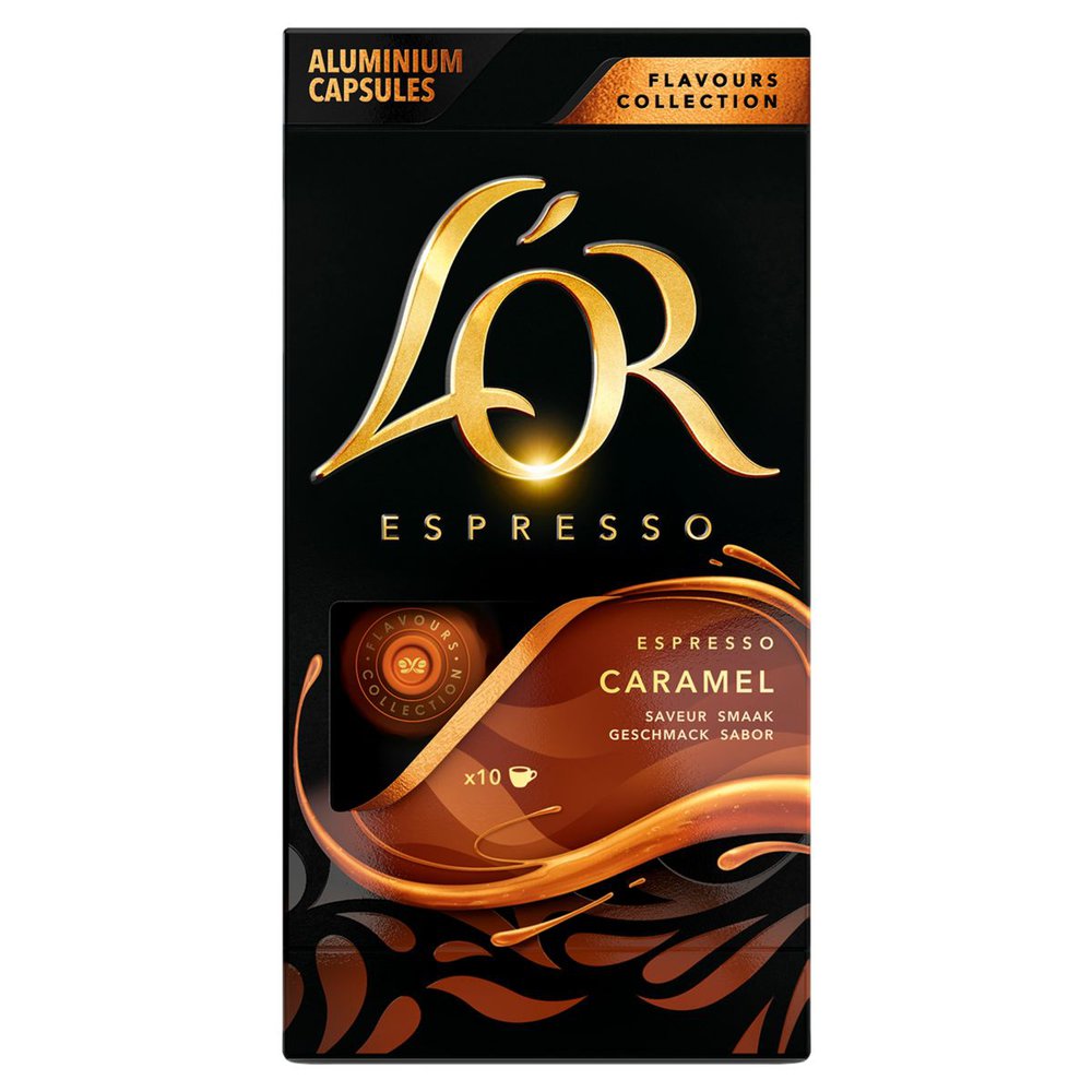 Cápsula de Café L'or Espresso Caramelo 52g Com 10 Cápsulas