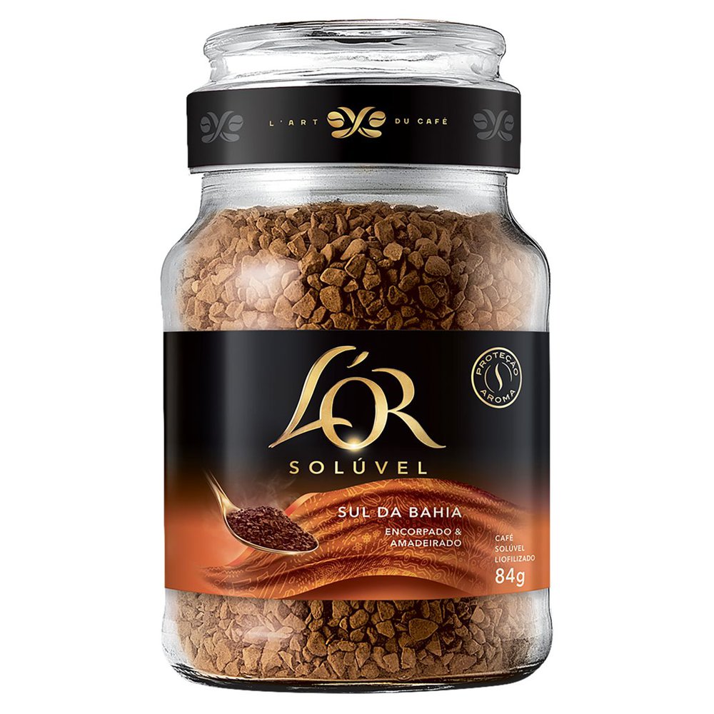 Café L¿OR Origens Sul da Bahia Solúvel Vidro 84g