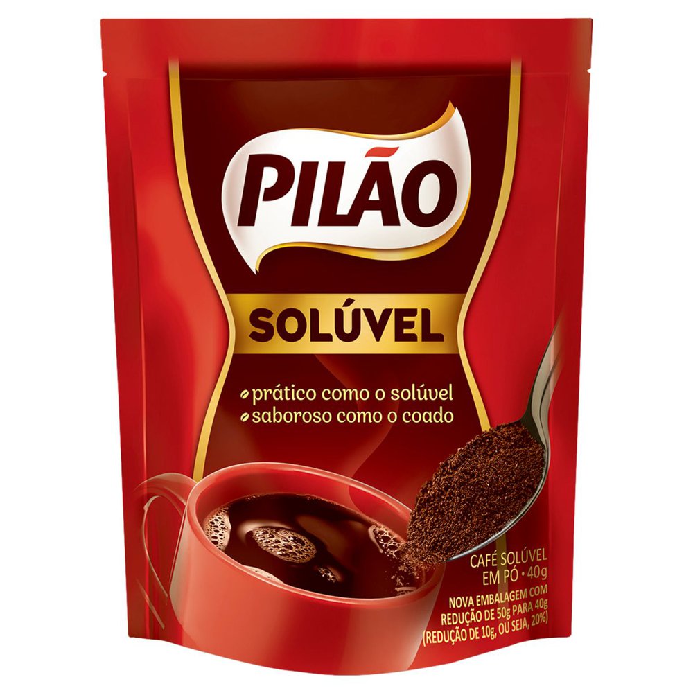 Café Solúvel Em Pó Pilão Sachê 40g