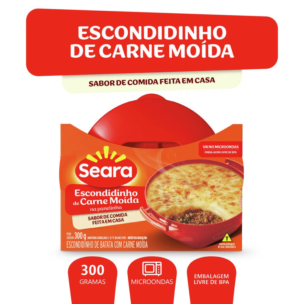 Escondidinho de Carne Moída Panelinhas Seara 300g
