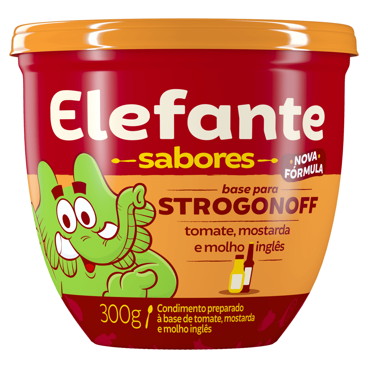 Extrato de Tomate Base para Strogonoff Elefante Sabores 300g