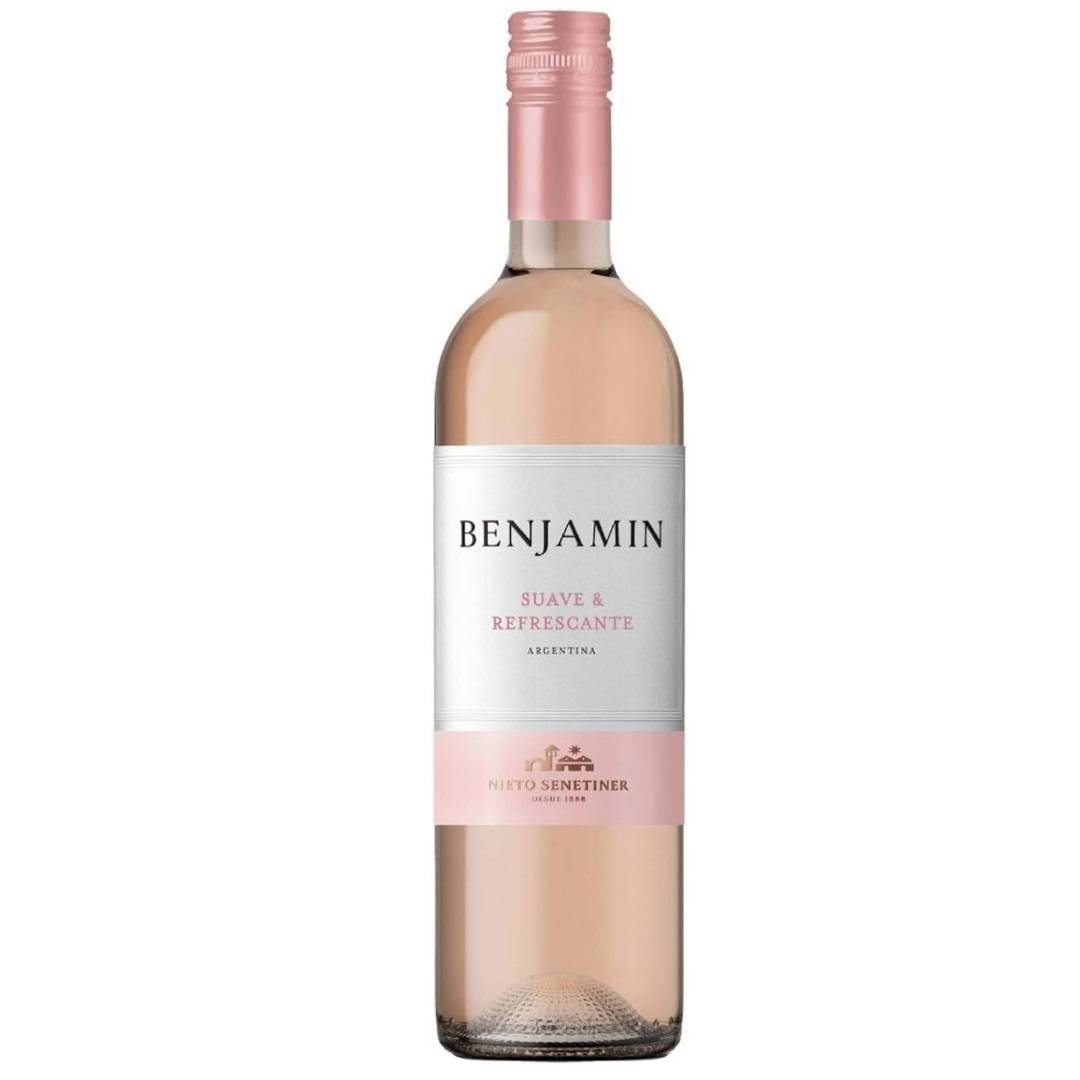 Vinho Argentino Rosé Suave Benjamin Syrah Merlot Nieto Senetiner 750ml