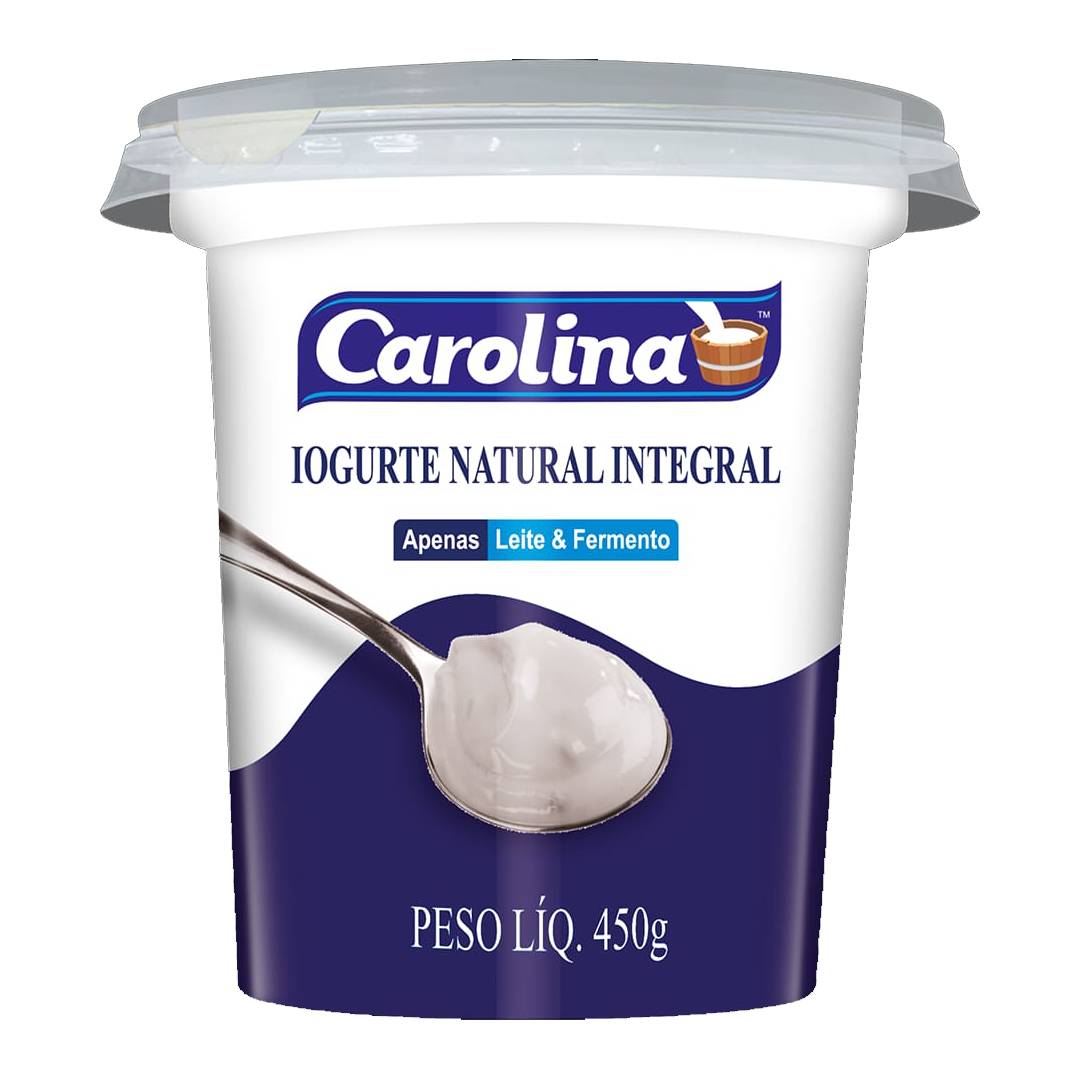Iogurte Natural Carolina Integral 450g