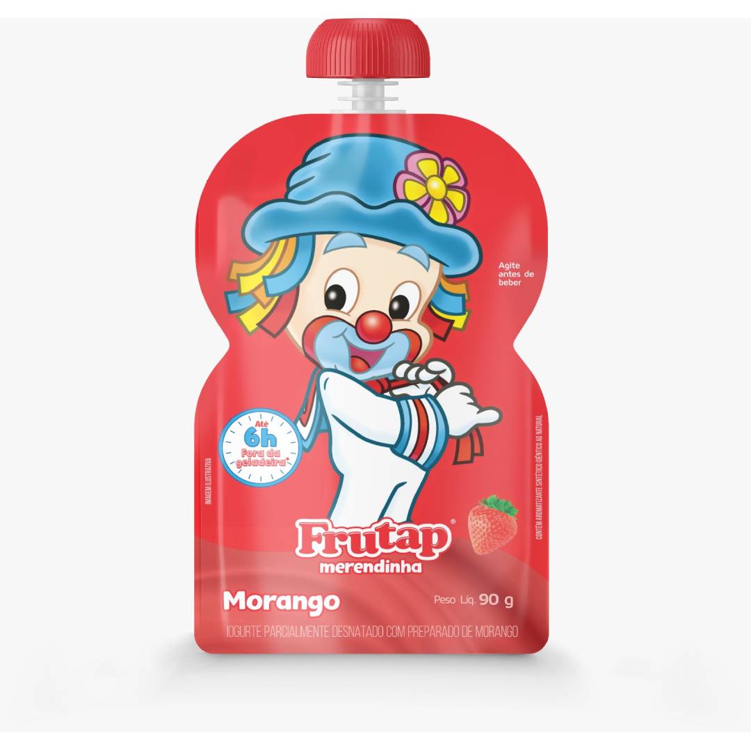 Iogurte Frutap Morango Patati Patatá 90g