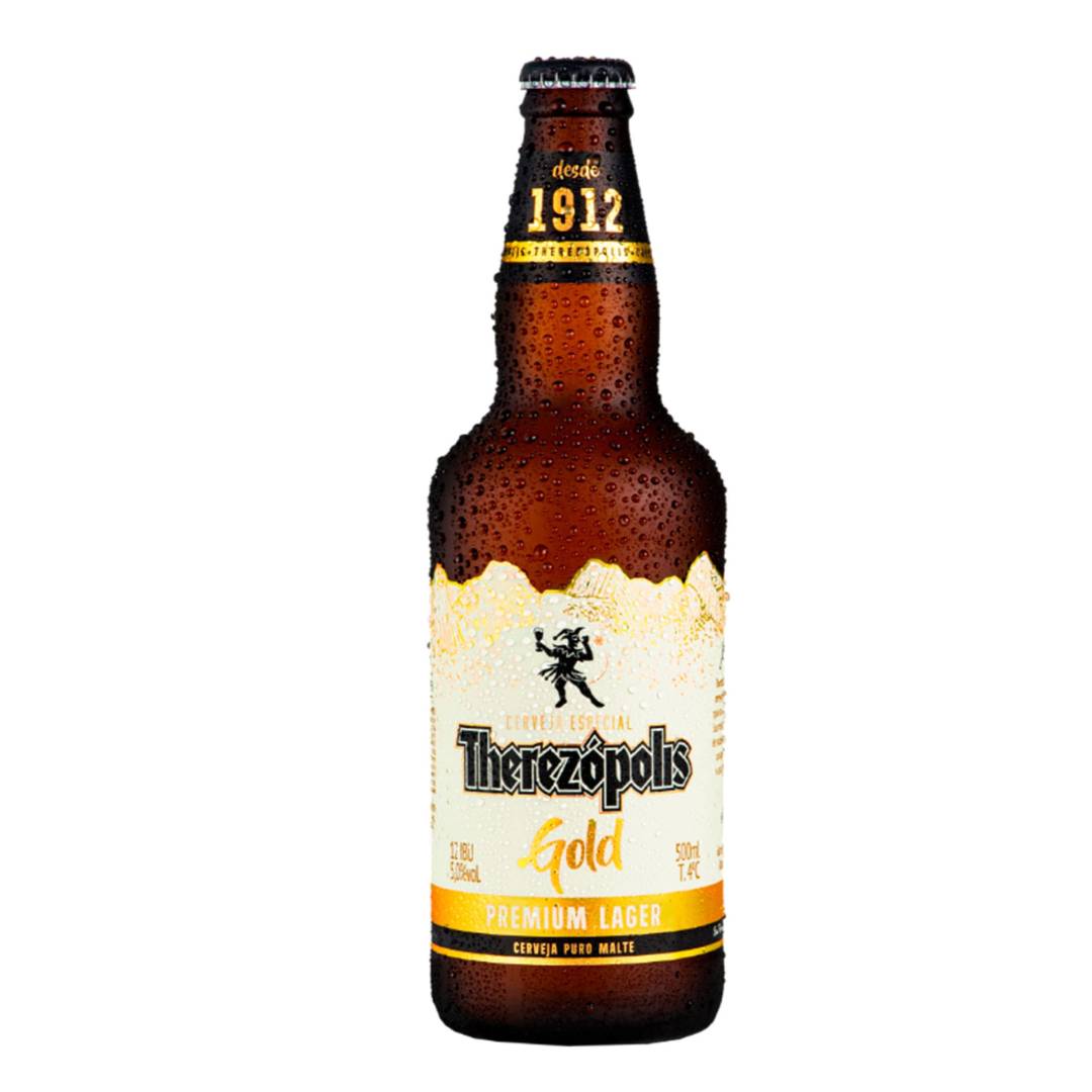 Cerveja Therezópolis Gold Lager Long Neck 355ml