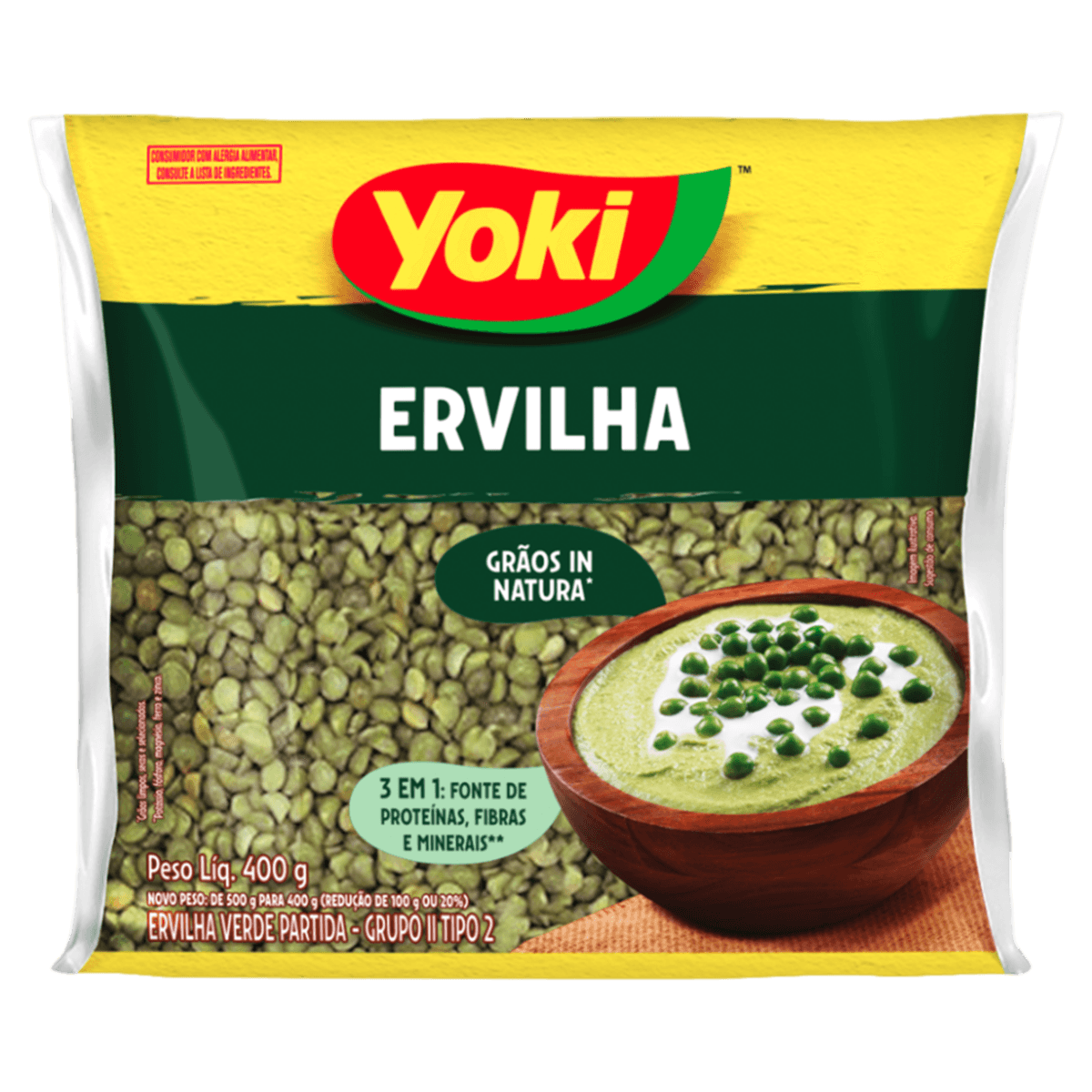 Ervilha em Grãos Yoki Partida 400g