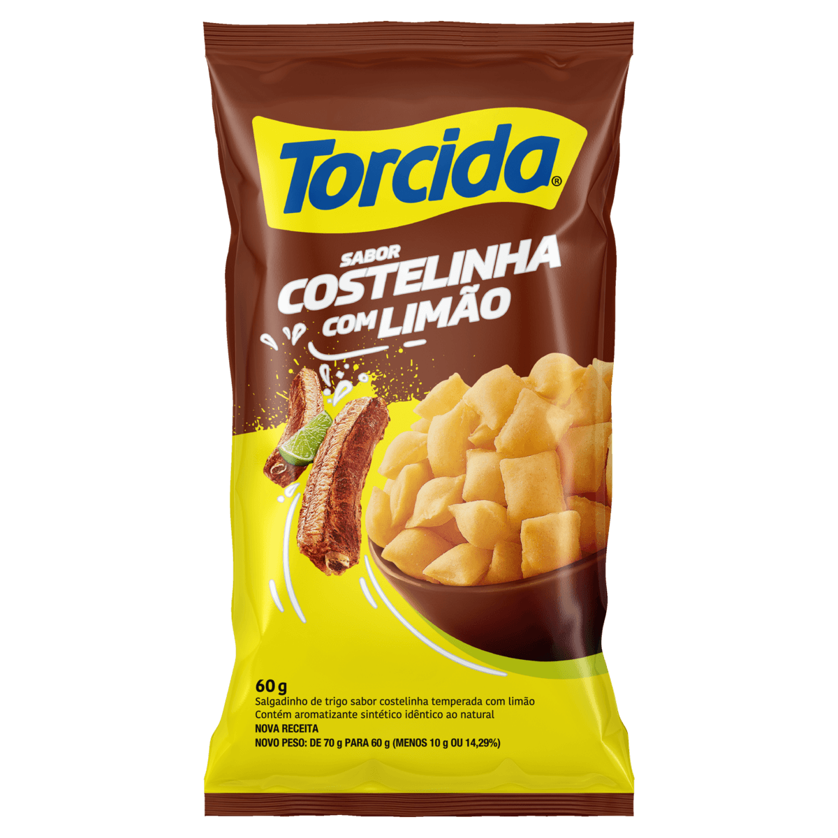 Salgadinho Torcida Costelinha com Limão 60g