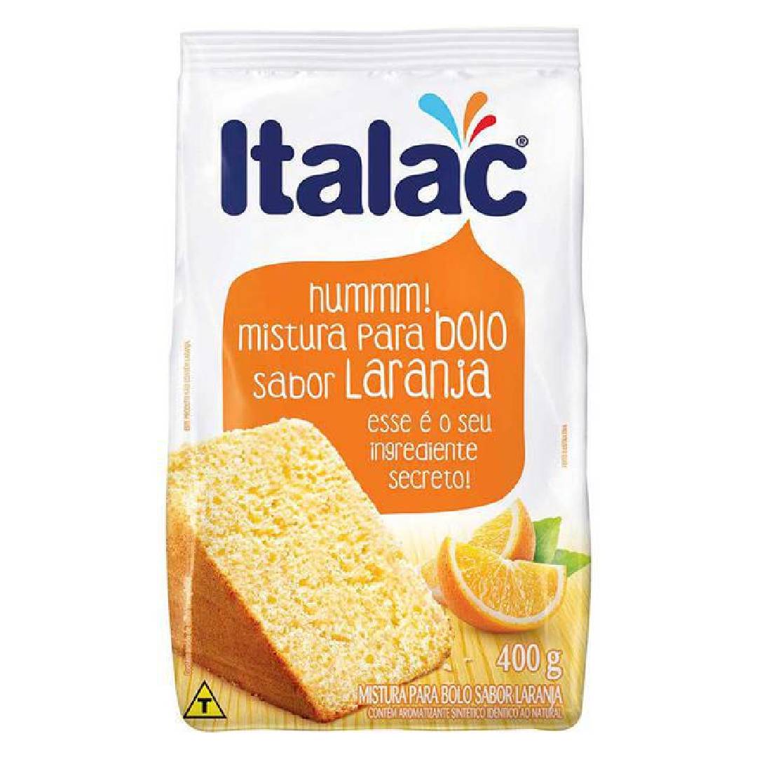 Mistura para Bolo Italac Laranja 400g
