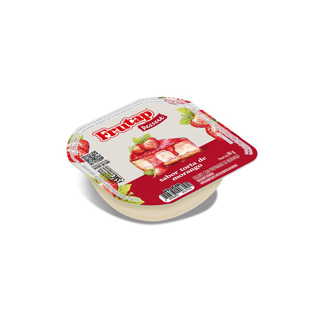 Iogurte Frutap Dessert Torta de Morango 90g