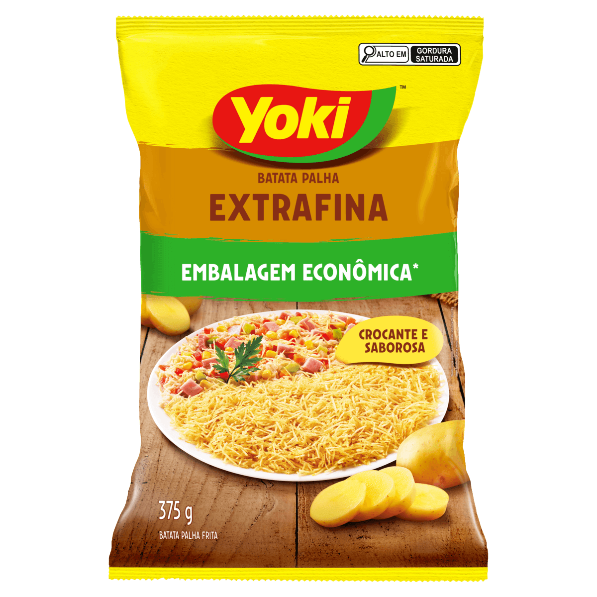 Batata Palha Yoki Extra Fina 375g