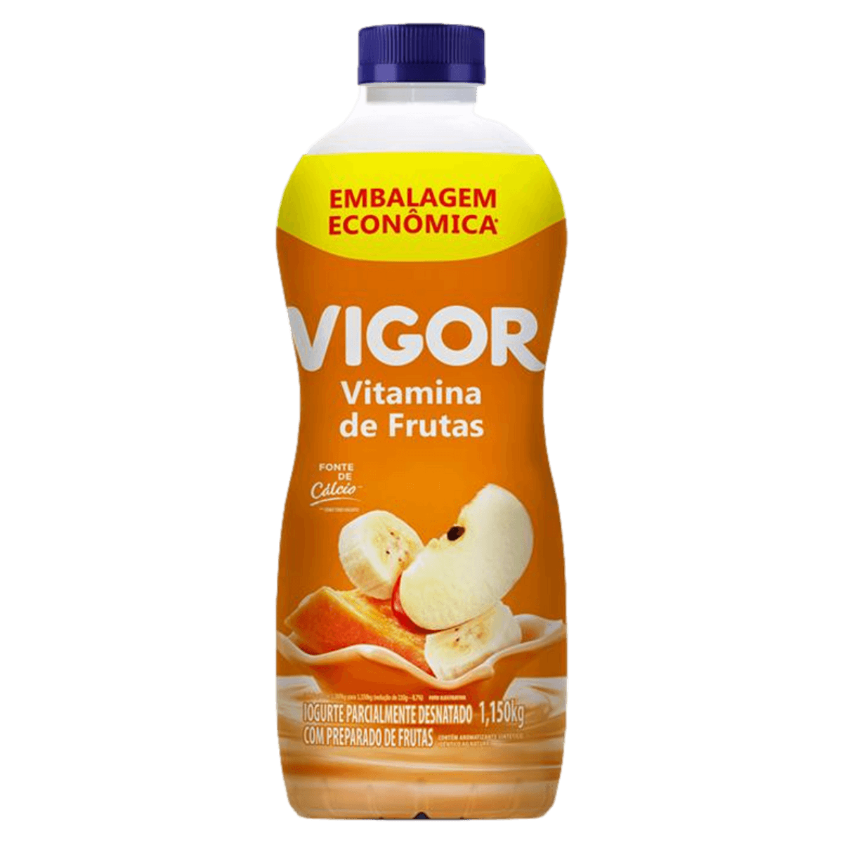 Iogurte Parcialmente Desnatado Vitamina de Frutas Vigor 1,15kg