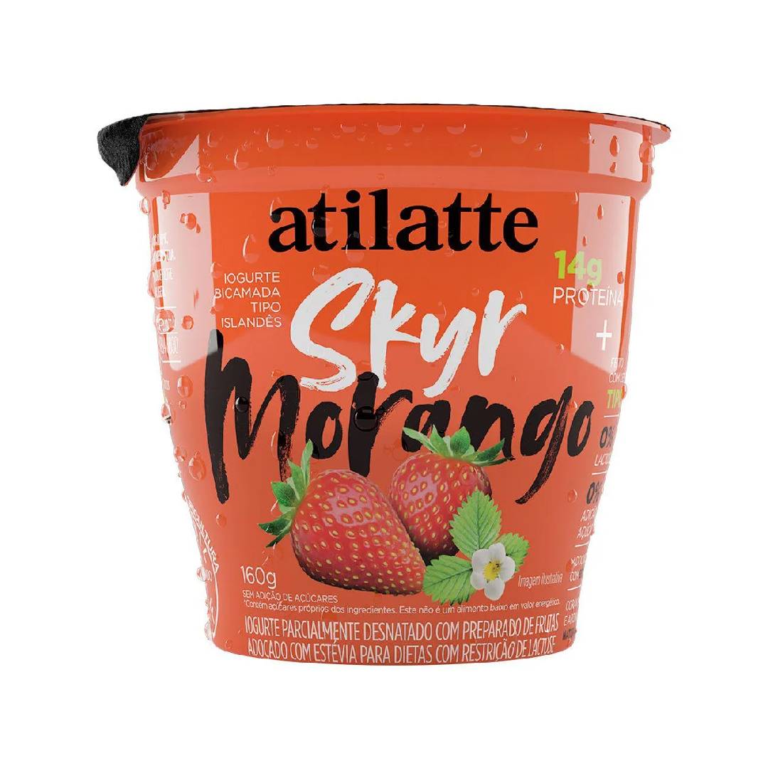 Iogurte Skyr Atilatte Morango 160g