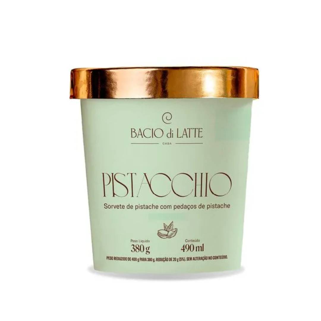 Sorvete Bacio di Latte Pistacchio 490ml