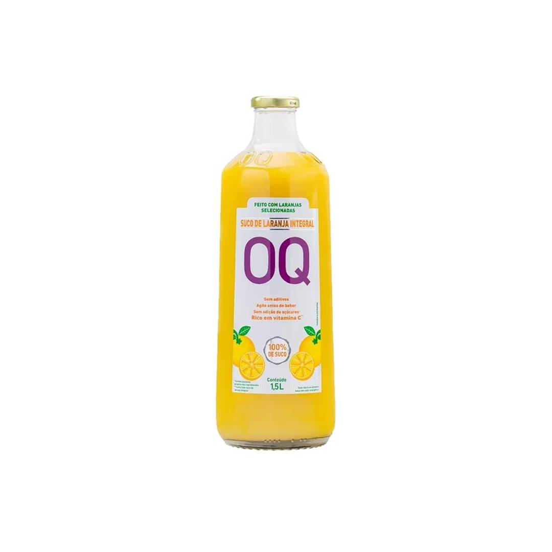 Suco de Laranja OQ Integral 1,5L Vidro