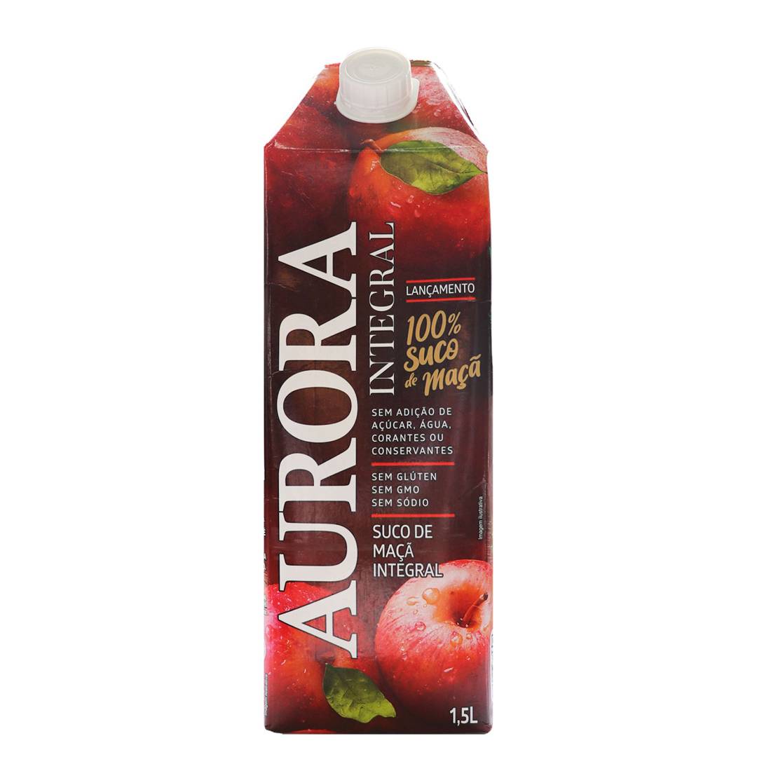 Suco Aurora Integral Maçã 1,5L