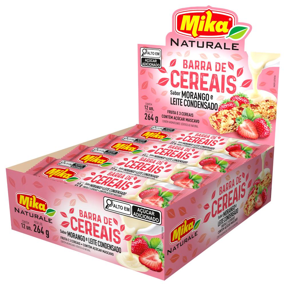 Barra de Cereal Leite Condensado Mika 22g