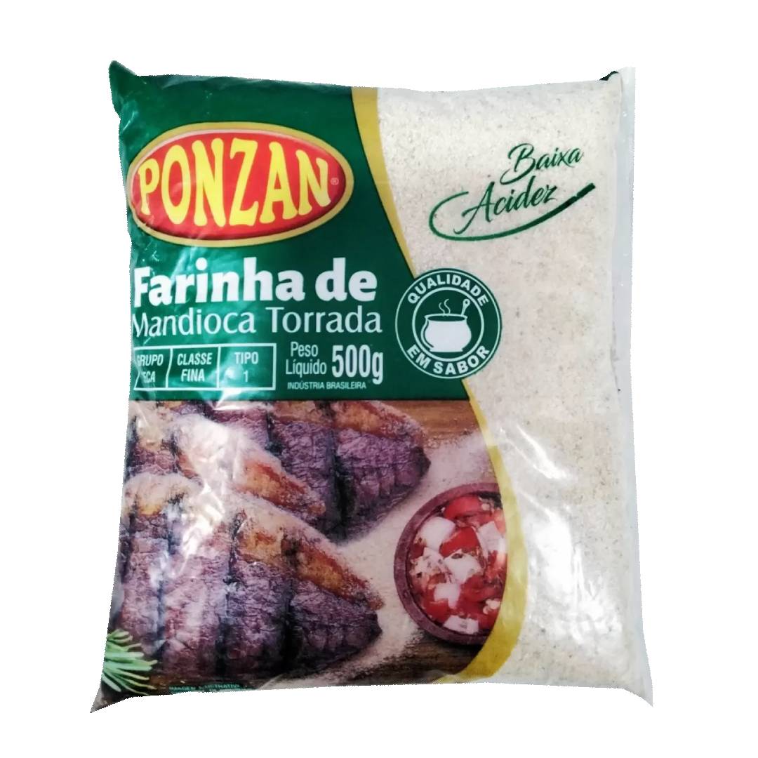 Farinha de Mandioca Ponzan Torrada 500g