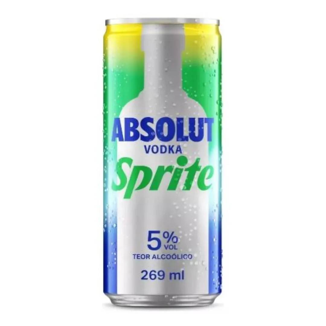 Bebida Mista Absolut com Sprite 269ml Lata