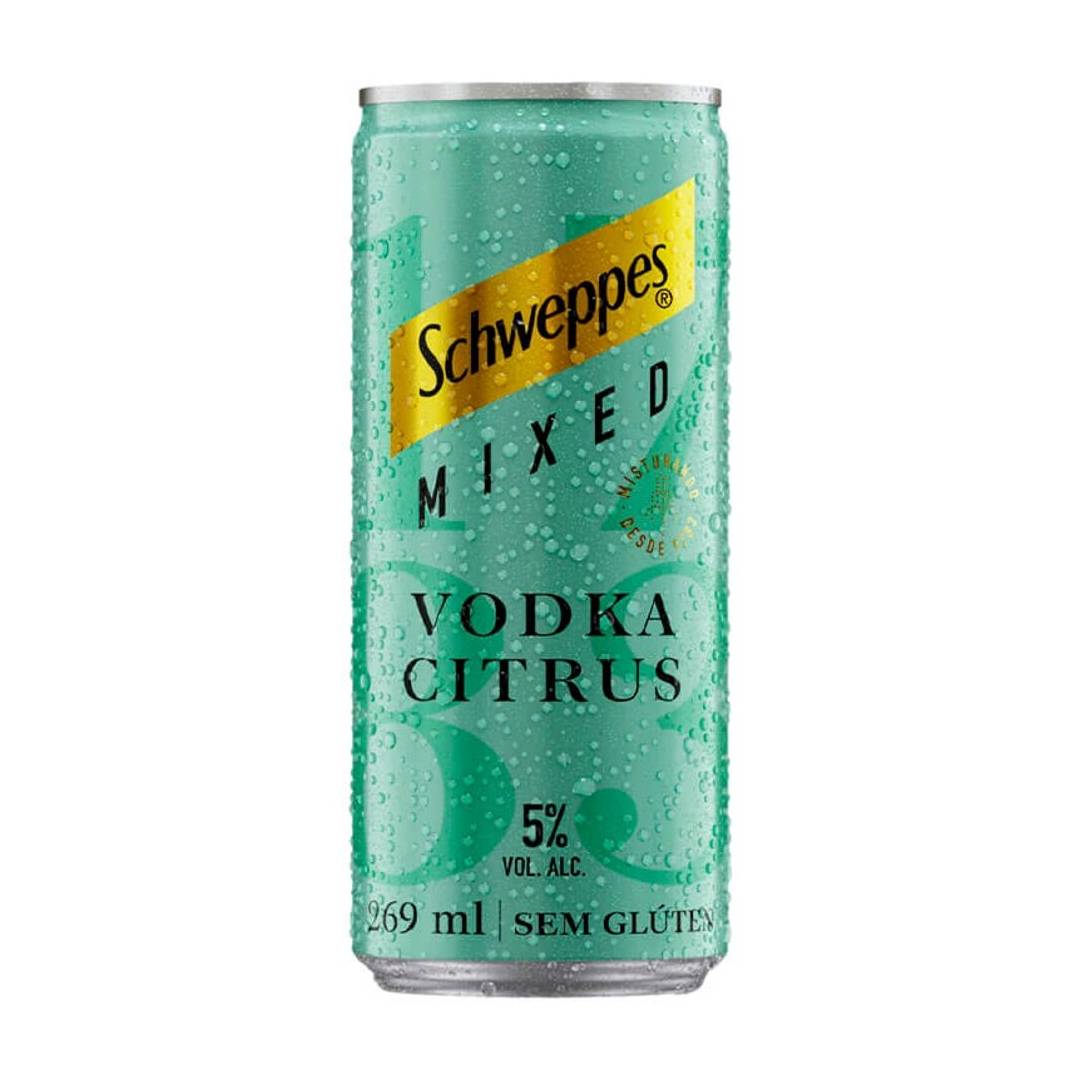 Bebida Mista Schweppes Mixed Vodka Citrus 269ml Lata
